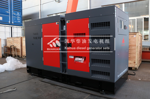 出口新加坡200KW静音发电机组成功出厂